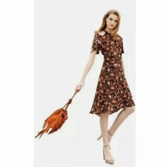 A.L.C. 100% silk dress, size 4 - Picture 2 of 15